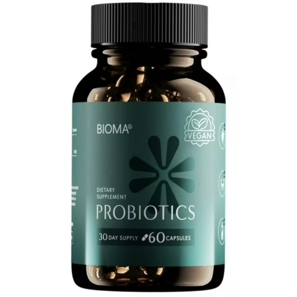 Probiotics - 60 Capsules - Black and Green